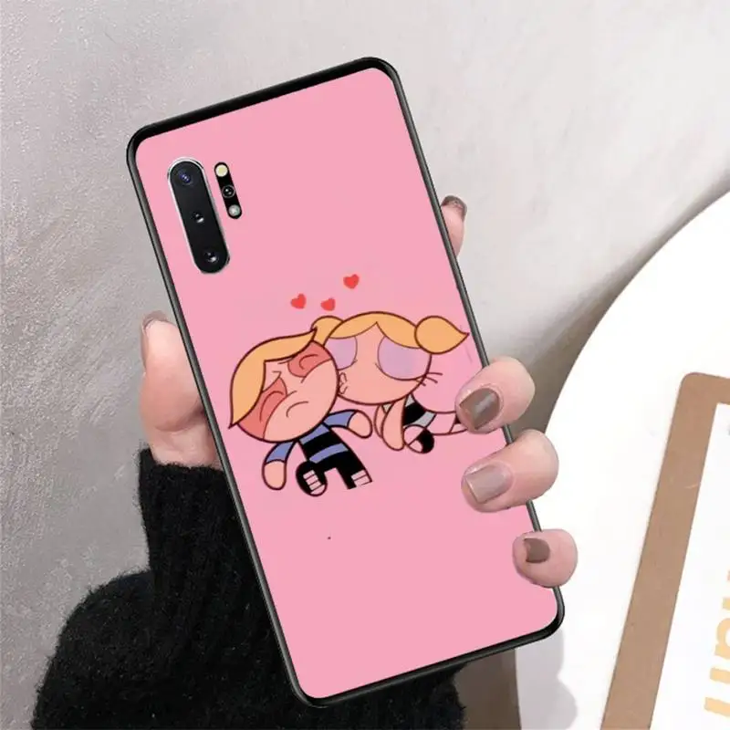 

Powerpuff Girl Cartoon Cute Phone Case for Samsung Note 5 7 8 9 10 20 pro plus lite ultra A21 12 72