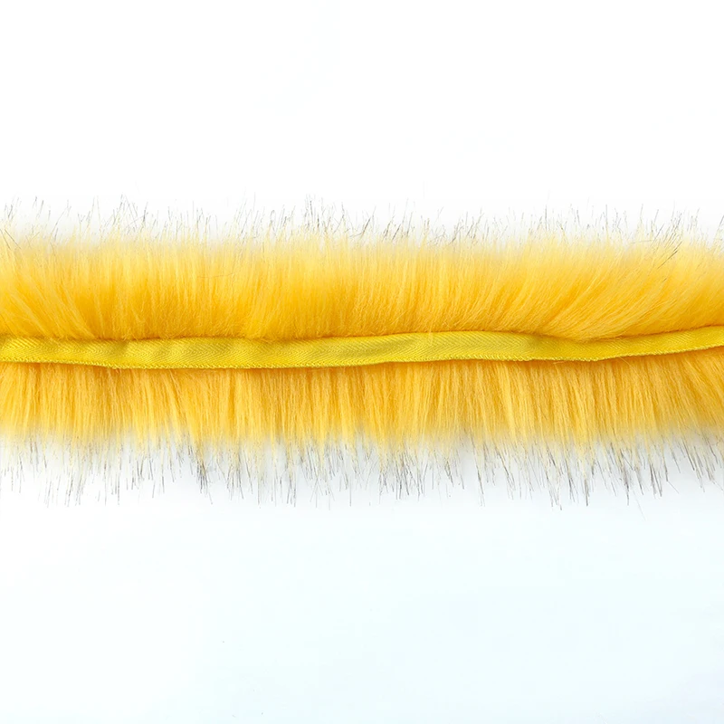 1M Artificial Mink Fur Ribbon Trim Tapes DIY Fluffy Faux Strips For Down Jacket Decor Sewing Coat Hood Clothing Materials | Дом и сад