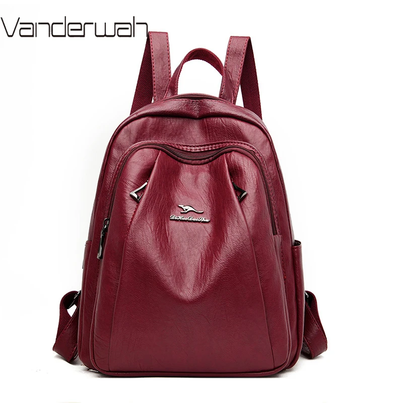 Женские рюкзаки из мягкой искусственной кожи высокого качества роскошный