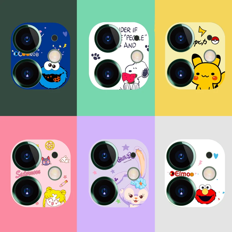 Милый мультяшный защитный чехол для камеры iPhone 11 Pro Max защитная пленка милый из