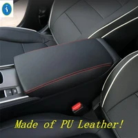 car central armrest box cover holster protection case pad mat pu leather fit for honda accord 2018 2022 accessories interior