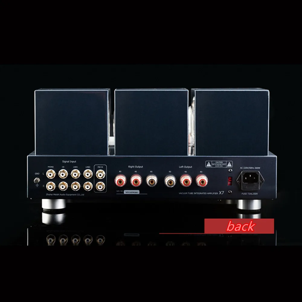 Вакуумный трубчатый усилитель MUZISHARE X7 HIFI KT88 встроенный мощности push-pull с пультом
