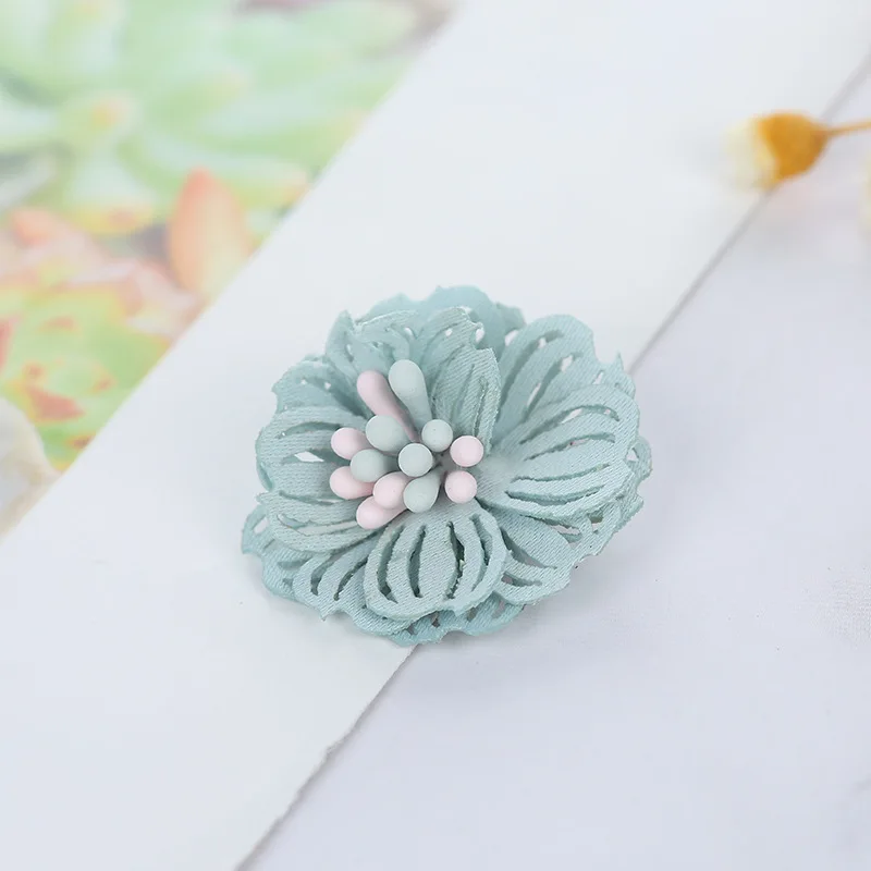 Заколки для волос с полыми цветами 10 шт. аксессуары сделай сам маленькими модный