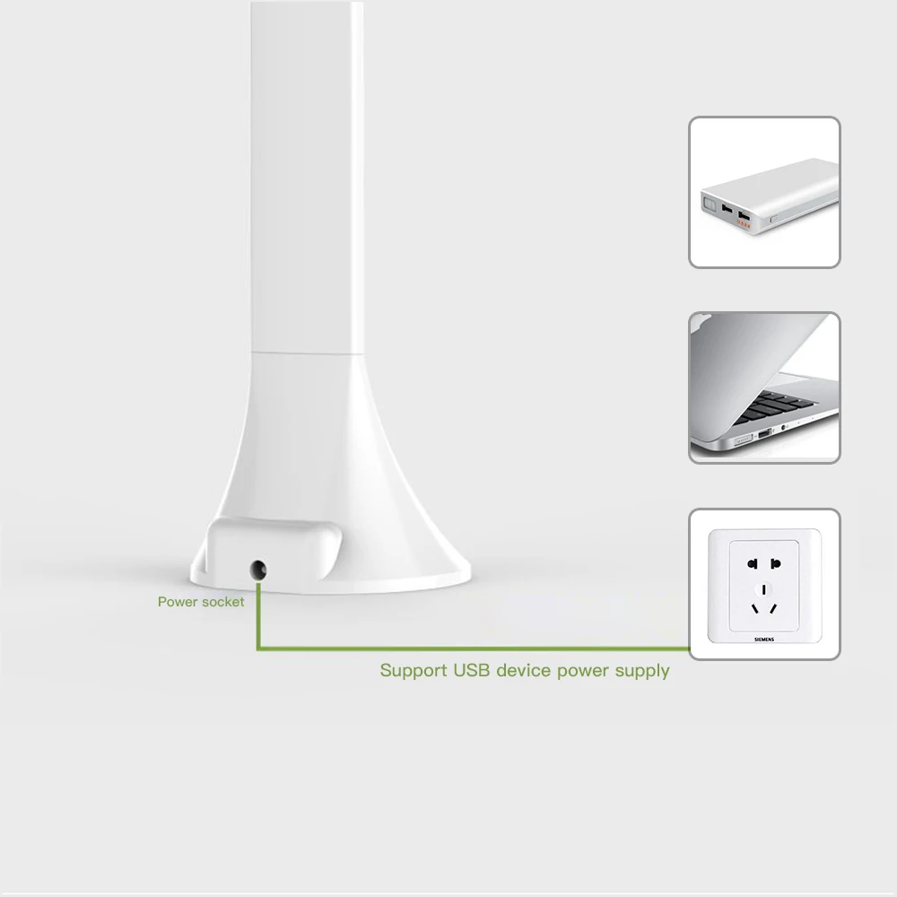 Светодиодный светильник для чтения с регулируемой яркостью Складной поворотный