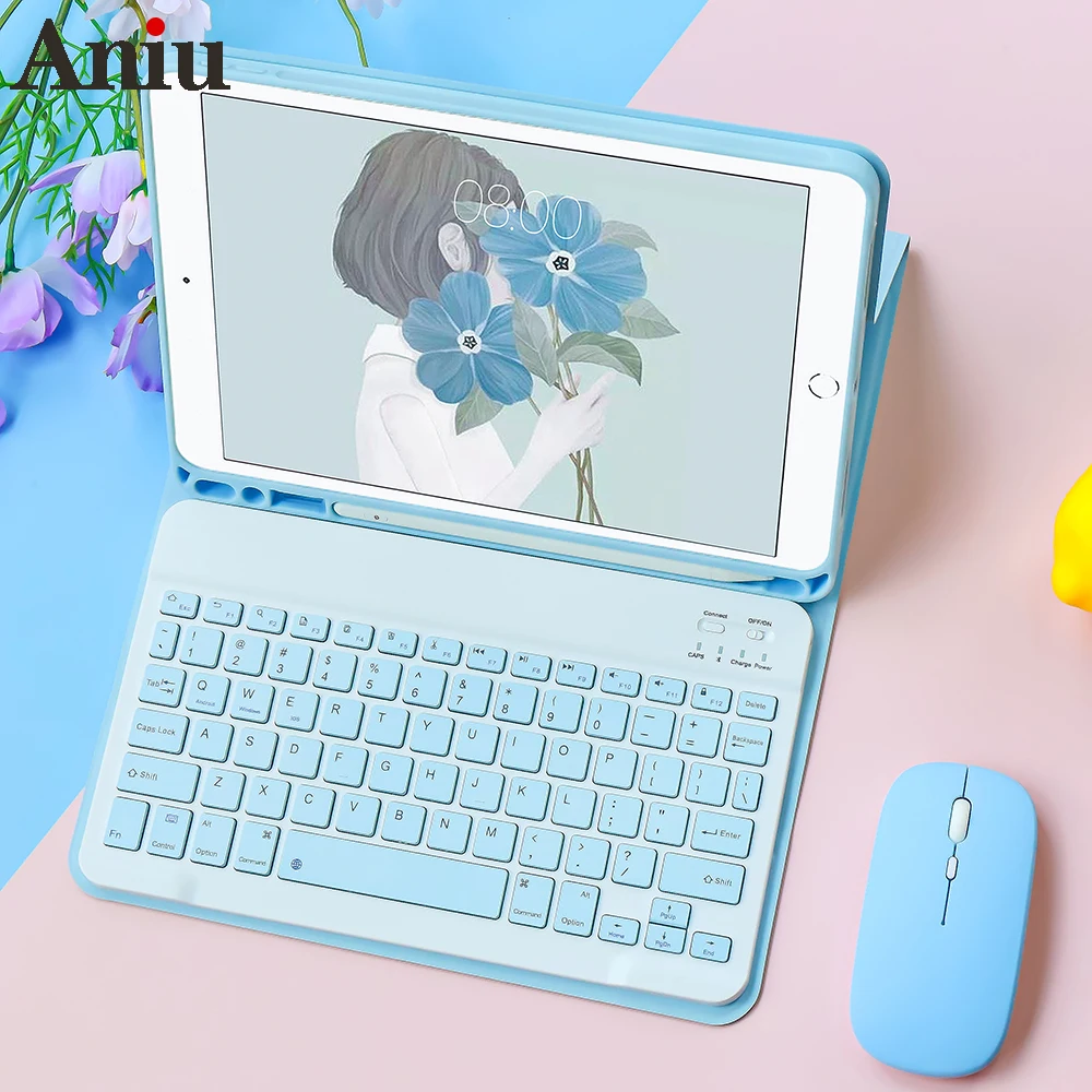 

Волшебная сенсорная клавиатура для iPad Air 4 Чехол 2020 ipad Pro 11 Чехол-Карандаш s 2021 10,2 9 8 поколения Funda Mini 6 10,5 9,7 5th