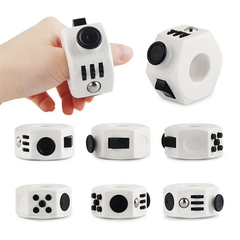 

Fidget Cube Office Stress Relief Hands Autism Anxiety Relief Focus Kids 6 Sides Magic Anti Stress Cube Spinner Toys Finger Toys