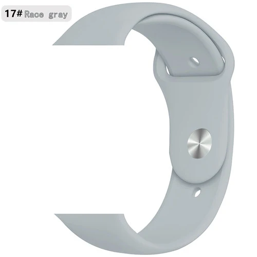 Race gray 17-1 Ремешок для apple watch 5 4 ремешок apple watch 44 мм 40 мм iwatch 3 2 1 ремешок 42 мм 38 мм для хорошего клиента - Цвет ремешка: Race gray 17-1