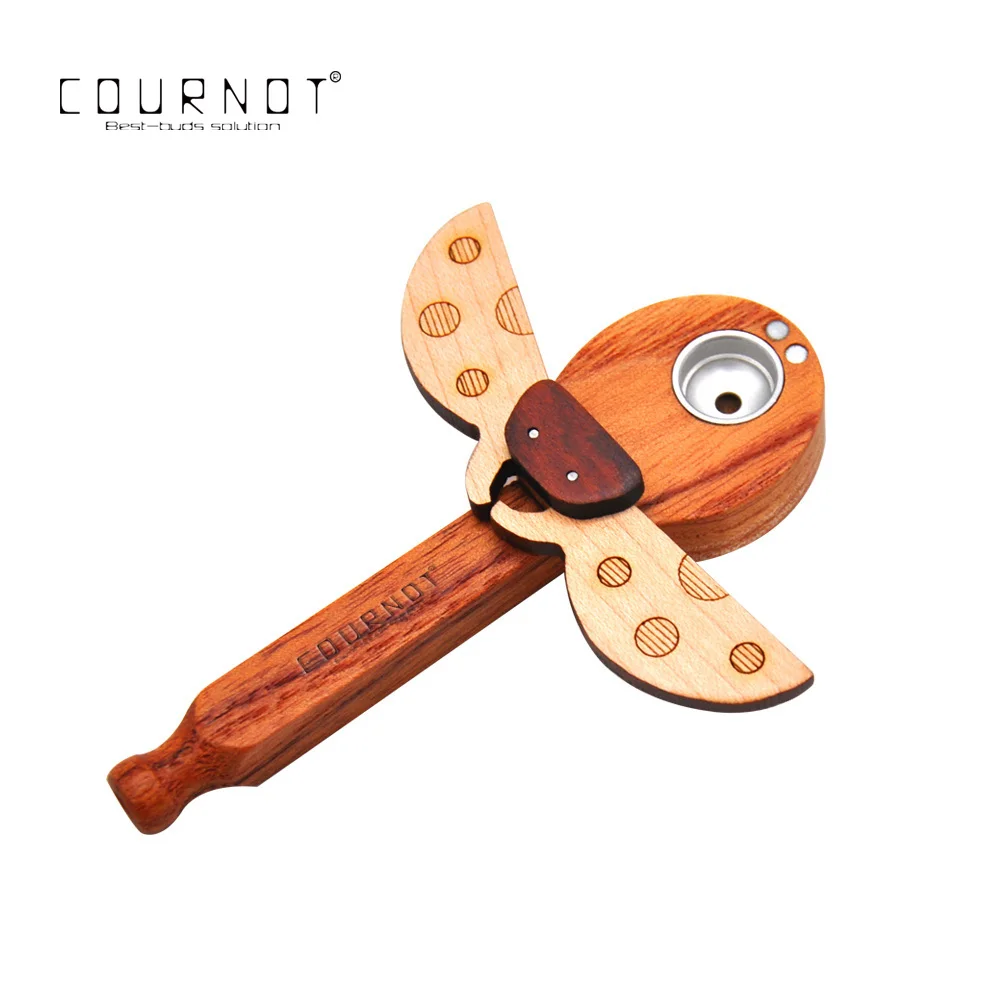 Курительная трубка COURNOT в форме божьей коровки деревянная курительная для табака