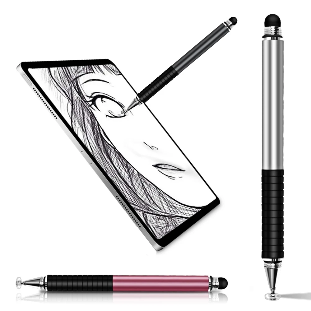 

2 in 1 Drawing Stylus Pen Portable Universal Touch Screens High Precision Writing Pen for Tablets iOS Android Smartphone