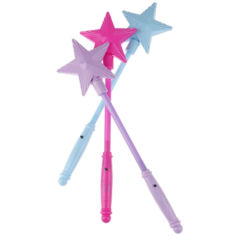 Пластиковая светодиодная светящаяся палочка пятиконечная звезда волшебная