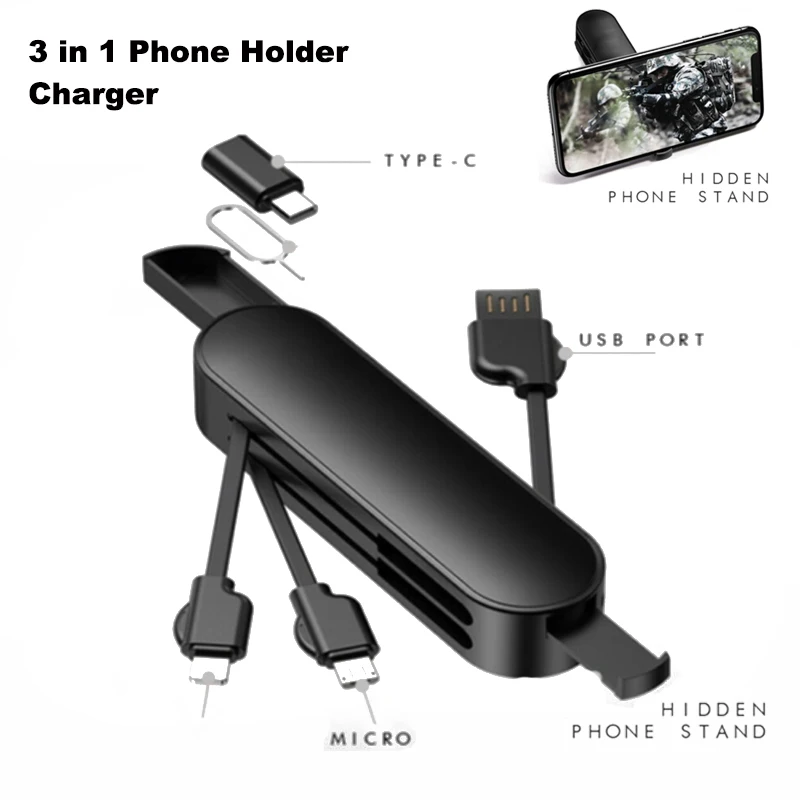 Многофункциональный 3 в 1 USB кабель Micro usb type C для iPhone samsung HUAWEI швейцарская