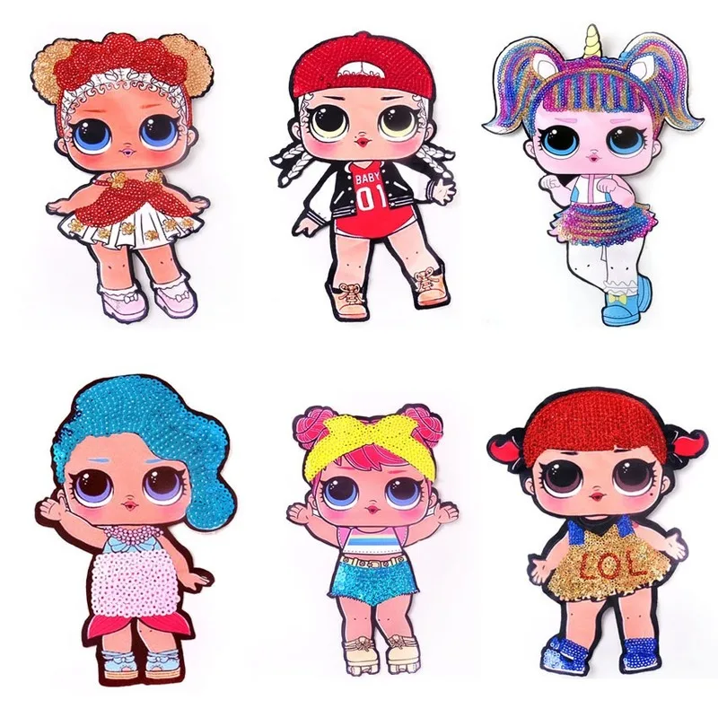 Нашивки с вышивкой 50 шт./лот буквы аксессуары для украшения одежды мультяшный