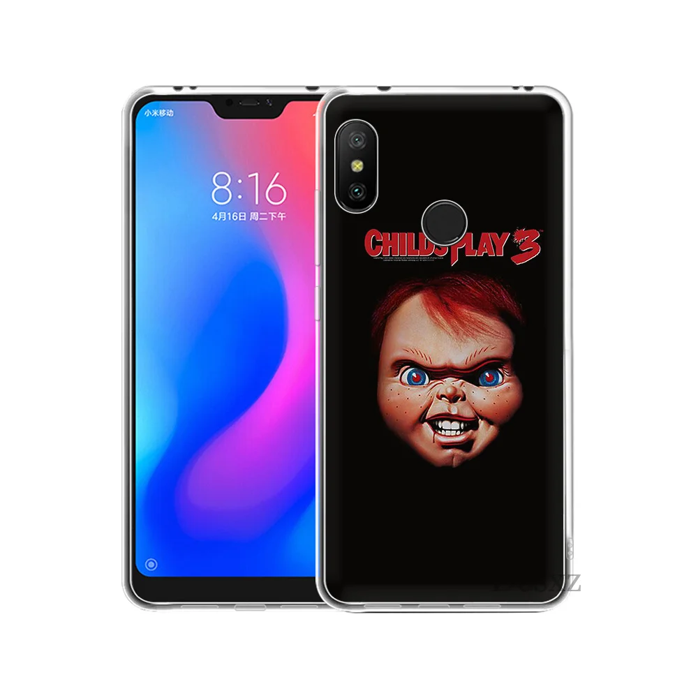 Чехол Чаки ужас CHURSE из детская игра сделай сам для Xiaomi Redmi mi 8 SE Примечание 5 5A 6 6X Pro X