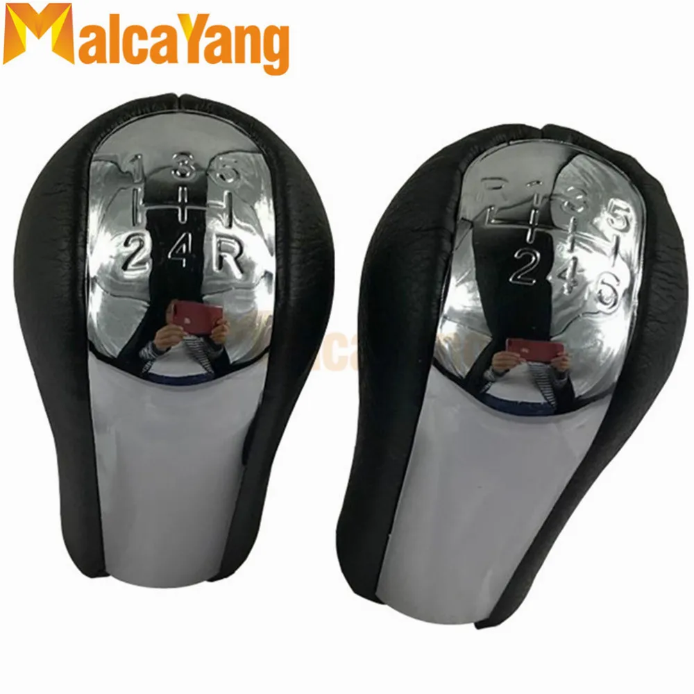 Кожаная 6-скоростная ручка переключения передач MT для TOYOTA Corolla Verso RAV4 Yaris 92-09