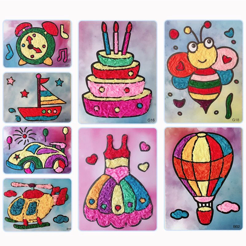 8 шт DIY мультфильм ремесла игрушки для детей Войлок бумажное Ремесло Материал