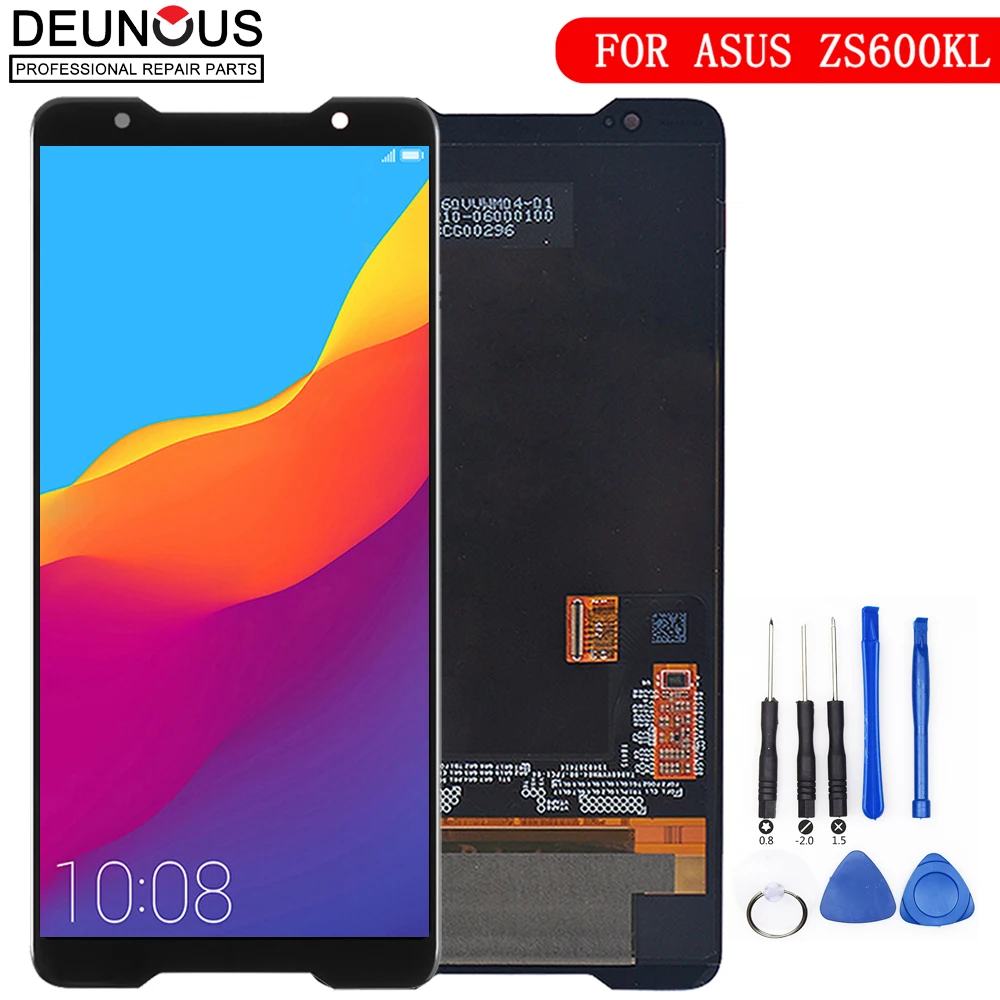 Новый 6-дюймовый ЖК-дисплей с дигитайзером сенсорной панели для телефона ASUS ROG ZS600KL, AMOLED дисплей в сборе