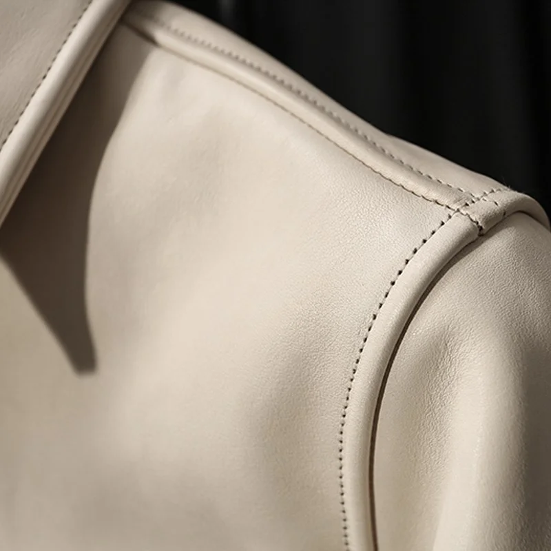 Роскошная кожаная приталенная куртка для мужчин винтажная короткая женская в