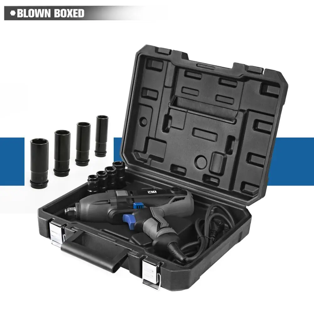 Электрический ударный гайковерт 450N.m 1/2 дюйма пневматический гаечный ключ для