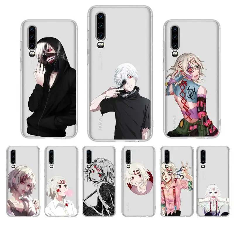 

Japanese anime Tokyo Ghoul Phone Case For Huawei P20 P30 Pro P40 lite Mate 20lite for Y5 Y6 Honor 8X 10 Capa