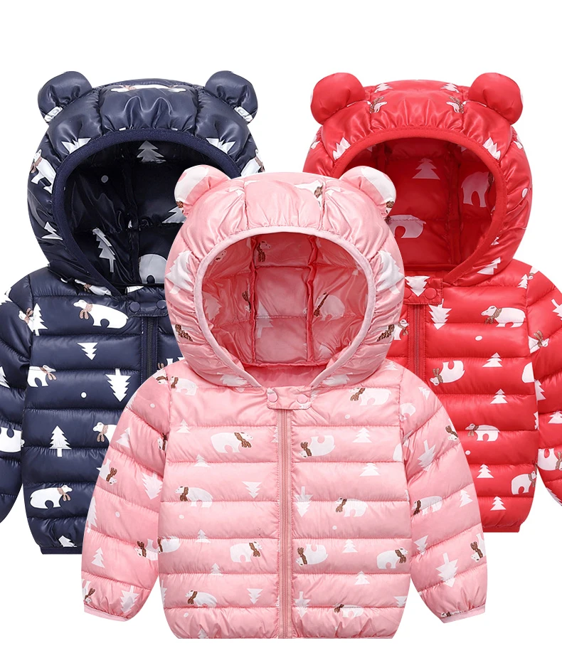 2019 осенне зимняя теплая куртка для мальчиков пальто куртки маленьких девочек