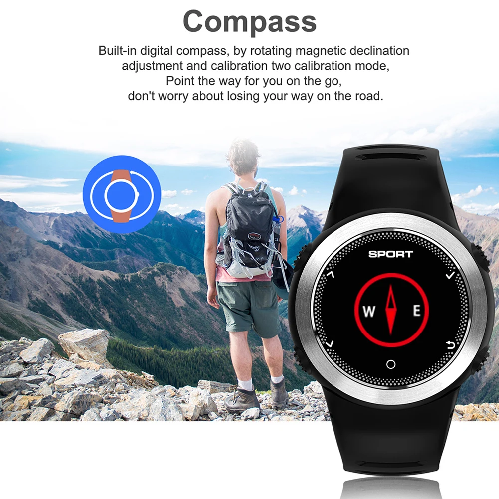 Смарт часы Fishion водонепроницаемые спортивные с пульсометром и