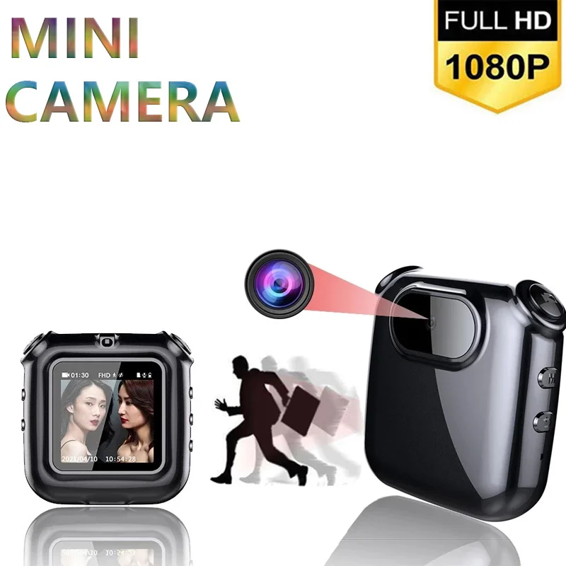 

Мини-камера V9 HD 1080P Портативная портативная деловая Повседневная видеокамера видеорегистратор дизайн с зажимом маленькая видеокамера