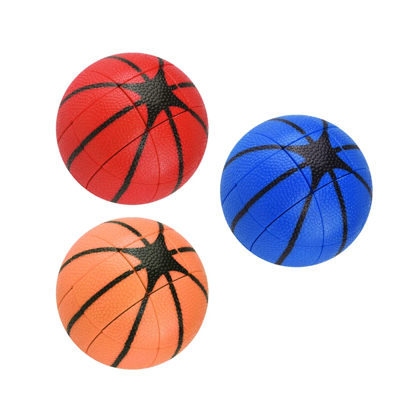 

Children's Third-order Basketball Cube 3X3X3 Intelligence Development Decompression Torque Educational Toy Set Gift
