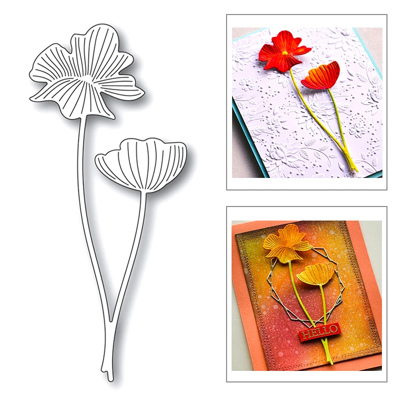 Лидер продаж 2020, трафарет Ginko с листьями осенних растений, новинка, металлические пресс-формы, трафарет из фольги для «сделай сам», скрапбукинга, изготовления бумаги и открыток, без штампа