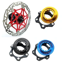 bicycle centerlock to 6 hole adapter mtb road bike hub center lock conversion seat with cover cycling disc brake rotor parts