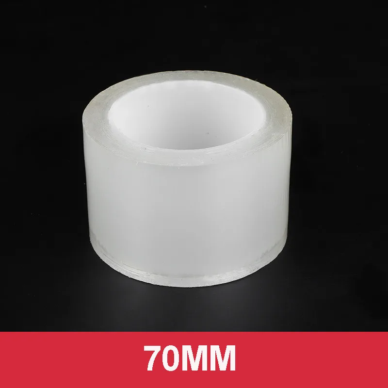 70MM Универсальная устойчивая к царапинам Защитная пленка на задний бампер для автомобильной двери, защитная пленка против царапин, прозрачные наклейки mouldings - Название цвета: 70MM