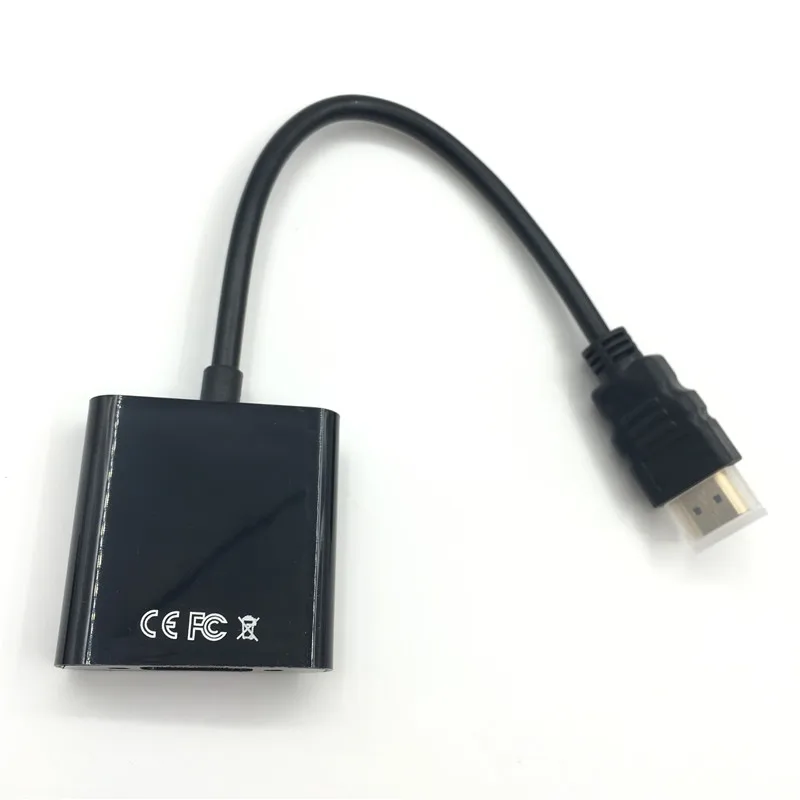 HDMI к VGA кабель адаптер Hdmi переключатель цифро аналоговый преобразователь папа