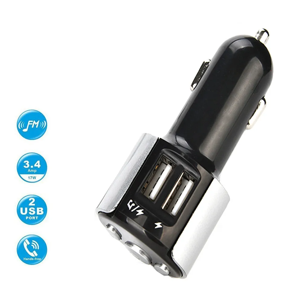 Автомобильный FM трансмиттер с Bluetooth mp3 плеером USB флеш накопителем|FM-трансмиттеры|