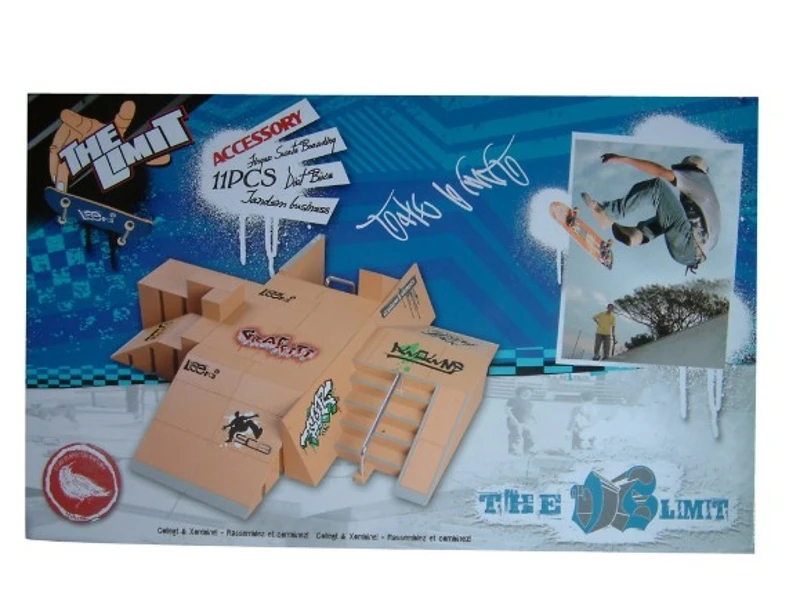 

11pcs Skate Park Kit Ramp Parts for Fingerboard Mini Finger Skateboard