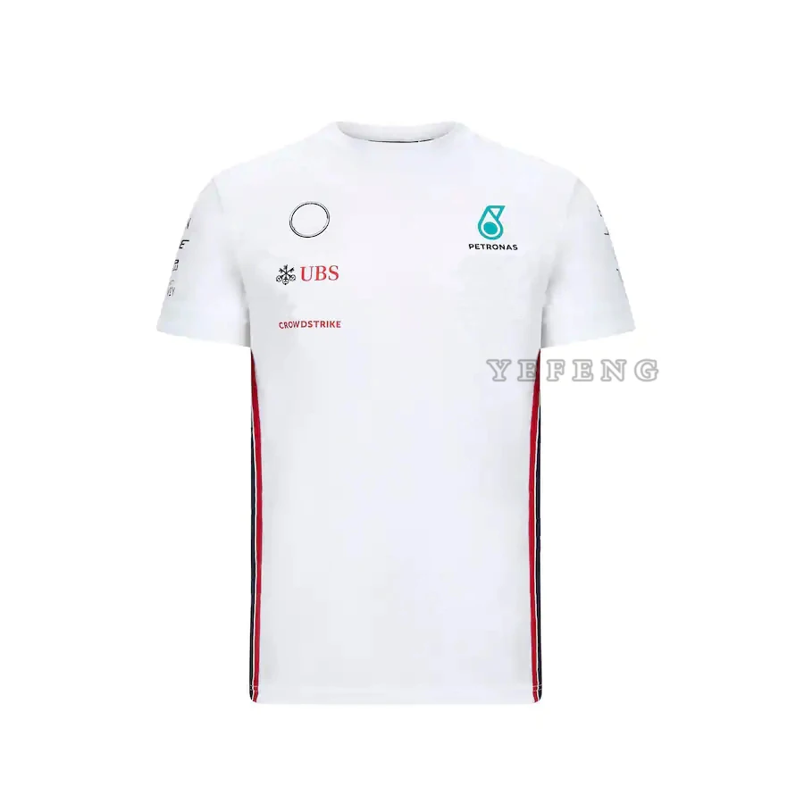 

Black For AMG Petronas Motorsport F1 Team Racing GP Men's Teamline Breathable Casual Short Sleeve T-Shirt Summer Car Fan Jerseys