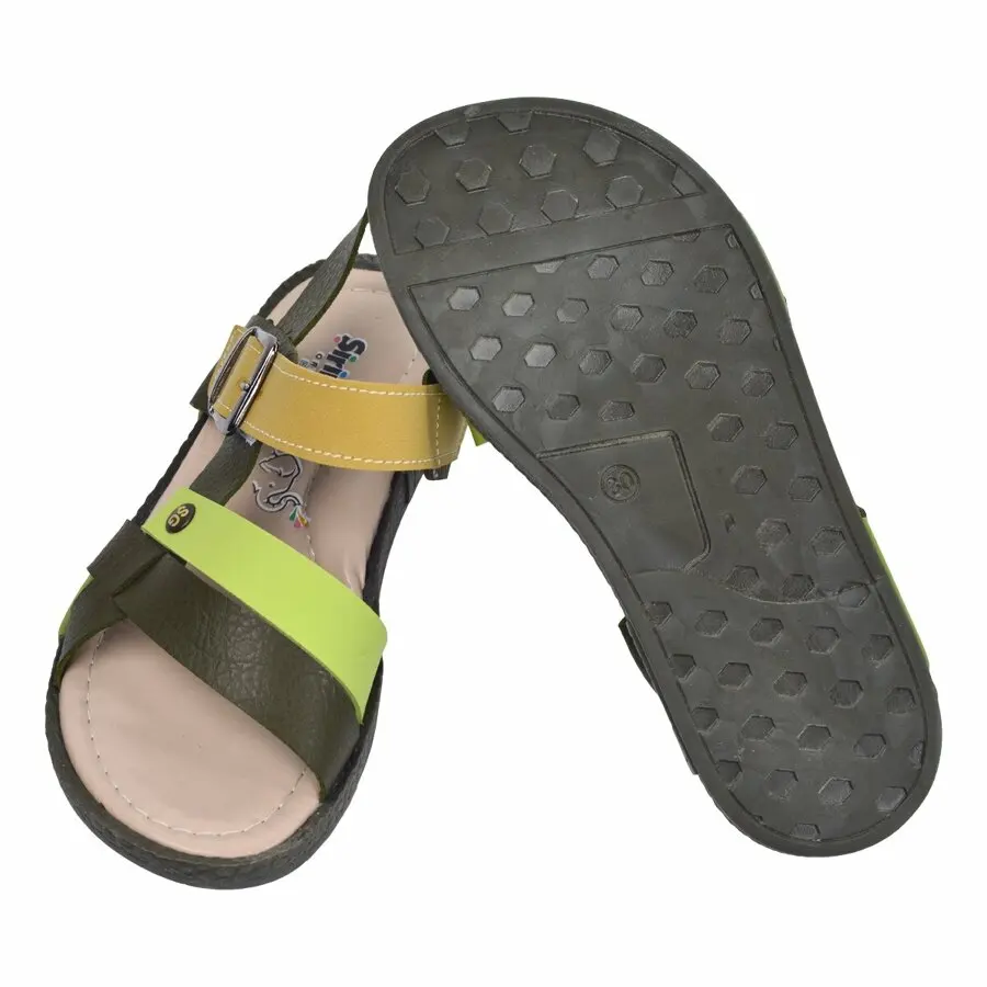 

Kids Sandals Cute Bebe Kiko Lf 2517-26 Orthopedic Size Sandals Slippers Khaki-Green