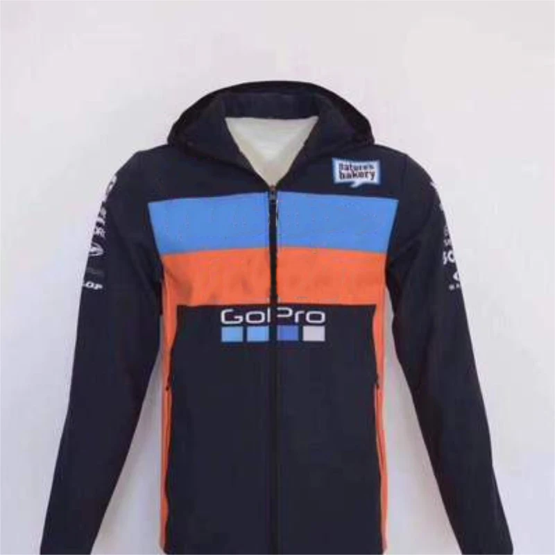 Мужская мотоциклетная куртка на молнии Повседневная Толстовка спортивный