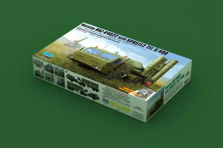 HobbyBoss 1/35 85517 модель комплект русский BAZ-64022 с 5P85TE2 тел S-400 пластиковая |