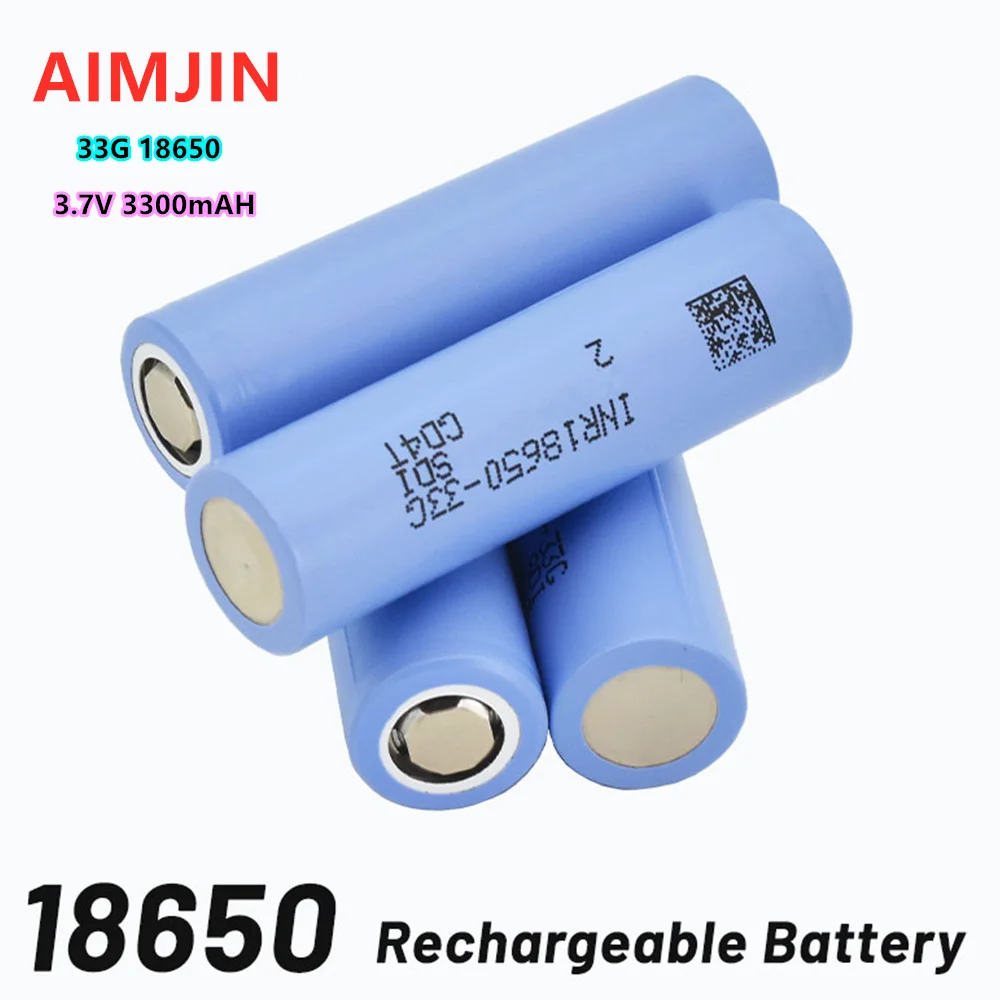 

100% Original 18650 3.7V 3300mAh Battery INR Discharge 20A Dedicated for 33G Power Rechargeable Battery