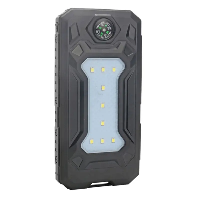 Портативное зарядное устройство с 2 USB портами 500000 мАч водонепроницаемое на