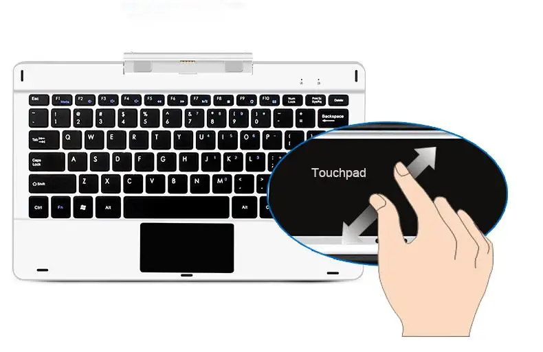 Магнитный док интерфейс для клавиатуры QWERTY Layout поставляется с сенсорной