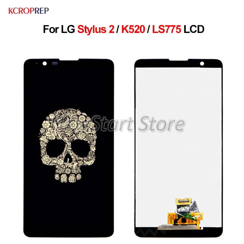 Для LG Stylus 2 K520 LS775 ЖК-дисплей с сенсорным экраном дигитайзер сборка 5 7 &quotс рамкой