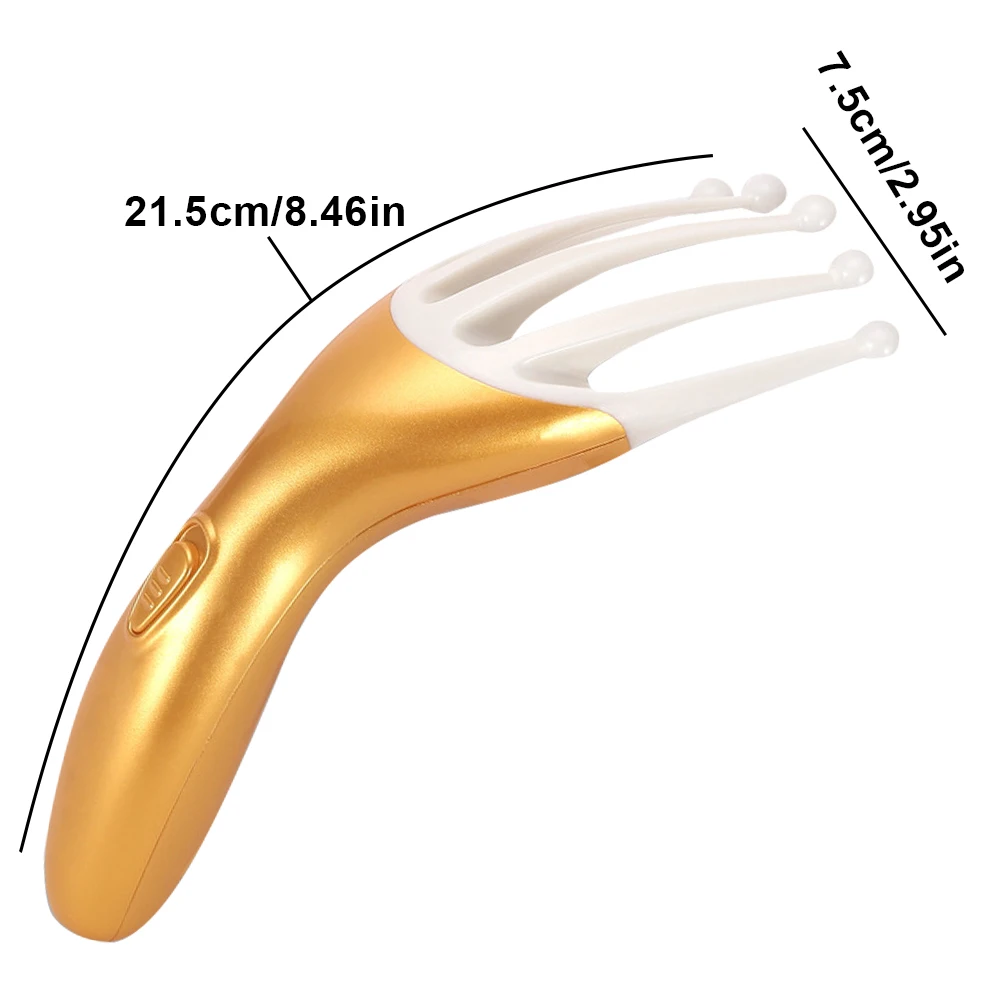 

Head Massager Soft Finger Ball Portable USB Rechargeable Body Full Massager Relieve Blood Circulation Massager For Head