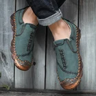 Мокасины мужские итальянская дизайнерская обувь из натуральной кожи, роскошные брендовые классические лоферы, ручная работа, зеленые туфли для вождения