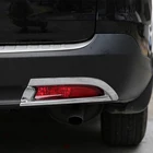 2012 2013 2014 автомобиля Задняя лампа заднего противотуманного фонаря рамка наклейка хромированной отделкой автомобильные экстерьер аксессуары Trimcover- ABS таможенный приходной ордер CR-V для Honda