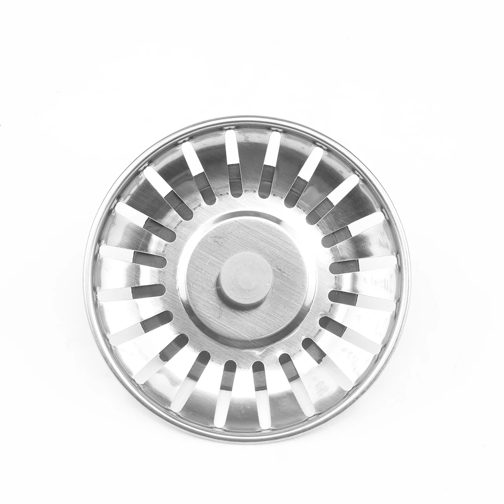

Quality Stainless Steel Kitchen Sink Strainer Stopper Waste Plug Sink Filter Filtre