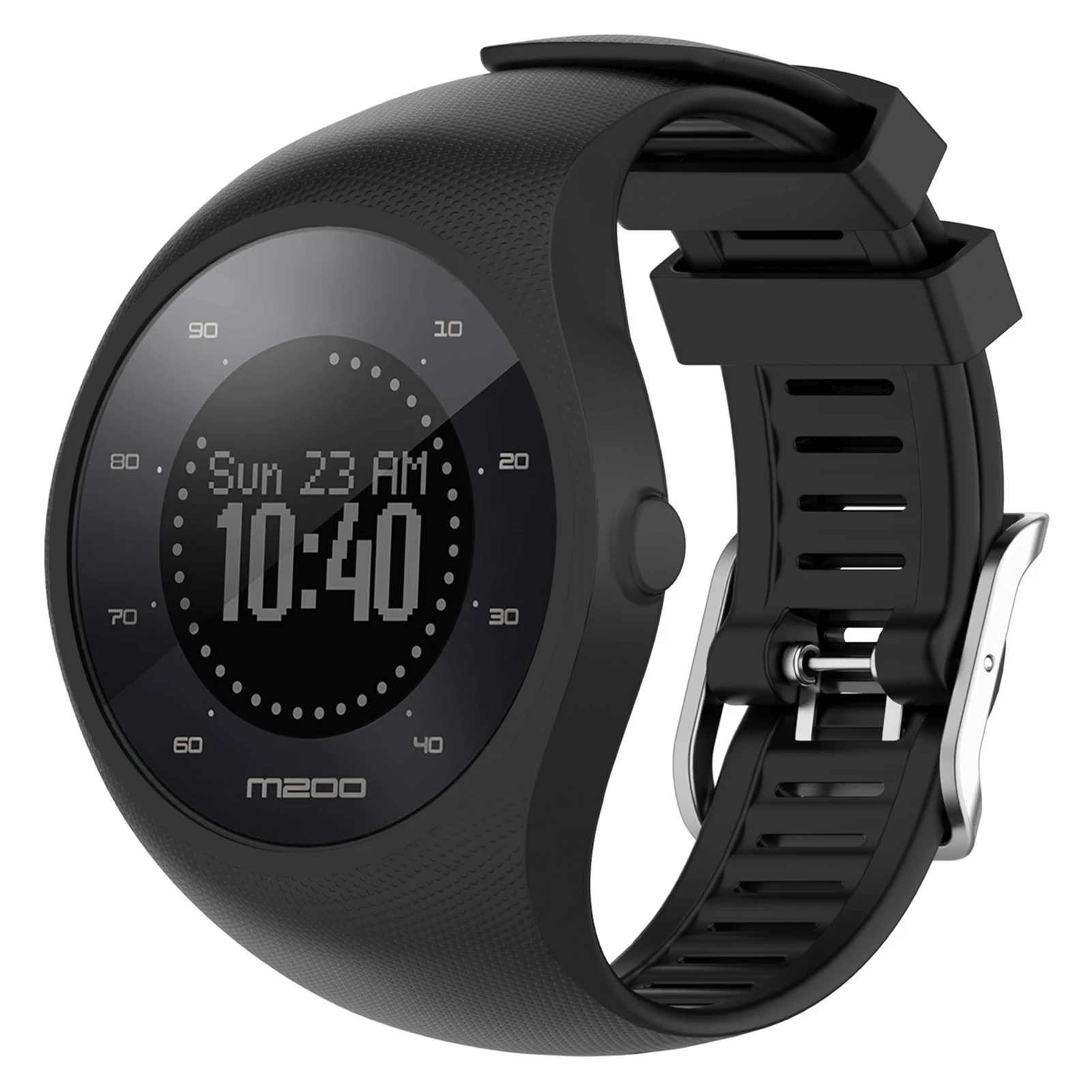 

Replacement Wrist Strap For Polar M200 Smart Watch Comfortable Wristband Silicone Watch Band Steel Clasp Smartwatch Accessories