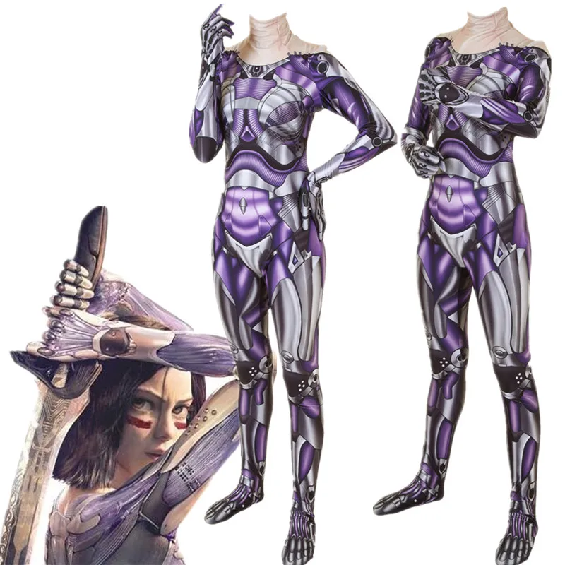 Alita: костюм боевой ангел Зентаи комбинезон на Хэллоуин Alita |