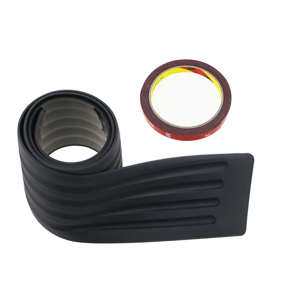 Автомобильная накладка на задний бампер защитная крышка порога против