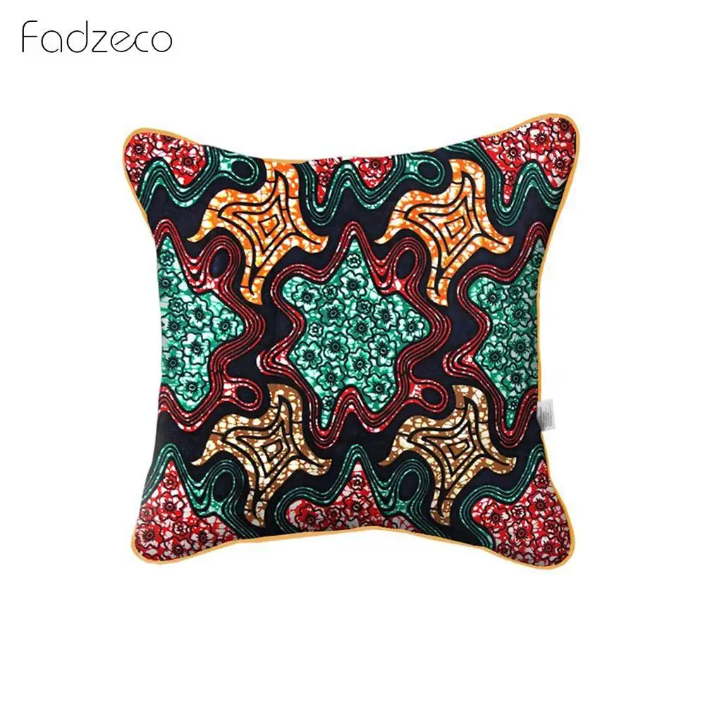 Fadzeco Африканское платье принт Трайбл африканская Наволочка на молнии хлопок