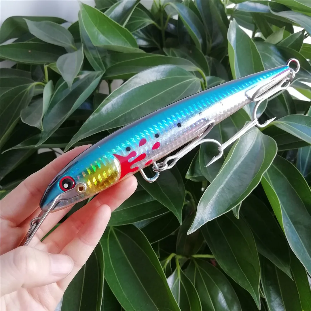 

NOEBY 2pcs 185mm 60g Fishing Lures Hard Baits Minnow lure Hard Bait Artificial Lure Fishing Accessories Pesca Fishhooks